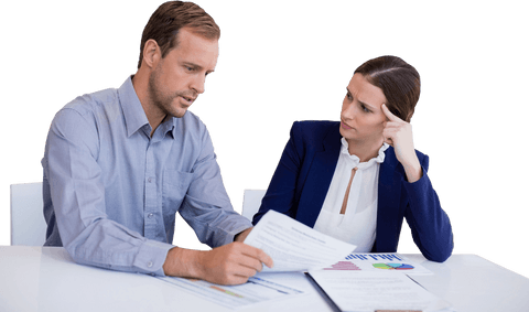 Transparent Business Meeting Analyzing Documents Collaboration - Download Free Stock Videos Pikwizard.com