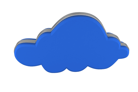 blue cloud illustration on transparent background for social media concepts - Download Free Stock Videos Pikwizard.com