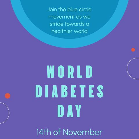 World Diabetes Day Awareness Promotion Background Design - Download Free Stock Templates Pikwizard.com