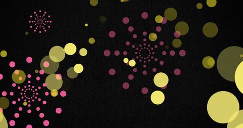 Colorful Fireworks and Bokeh Lights on Black Background - Download Free Stock Images Pikwizard.com