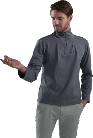 man holding invisible object in transparent background - Download Free Stock Videos Pikwizard.com