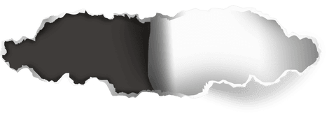 Transparent Torn Paper Edge with Black and White Contrast