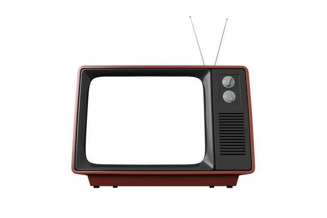 Vintage Television Empty Screen on Transparent Background - Download Free Stock Videos Pikwizard.com