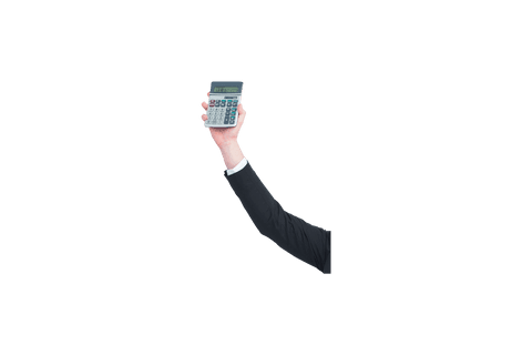 transparent background hand holding calculator - Download Free Stock Videos Pikwizard.com