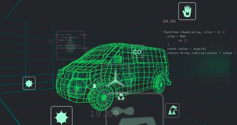 Augmented Reality Digital Car Interface with Eco Friendly Display