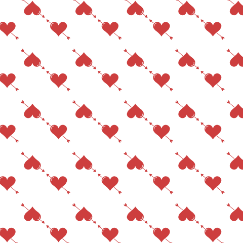 Red Hearts Pattern with Transparent Background Vector Art - Download Free Stock Videos Pikwizard.com