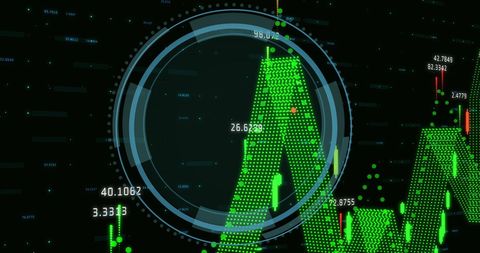 Futuristic Digital Data Visualization with Holographic Interface - Download Free Stock Images Pikwizard.com