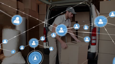 Digital Connections Overlay in Warehouse Environment