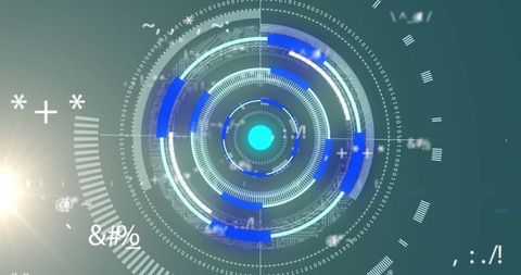 Futuristic Digital Interface with Data Elements and Globe - Download Free Stock Images Pikwizard.com