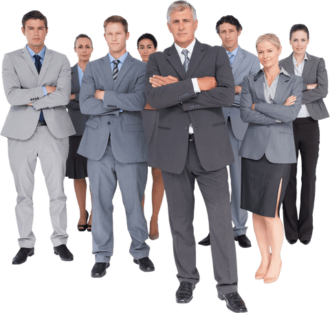 Confident Multigenerational Business Team in Formal Attire Transparent Background - Download Free Stock Videos Pikwizard.com