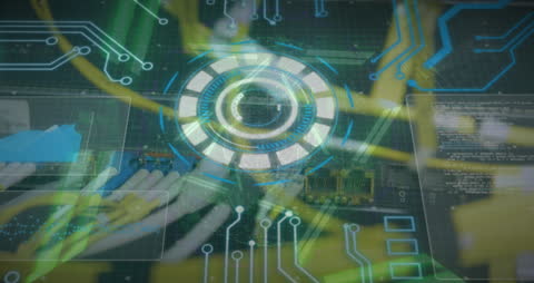 Futuristic Global Network Connections with Data Processing