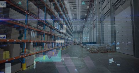 Automated Warehouse Inventory and Data Management - Download Free Stock Images Pikwizard.com