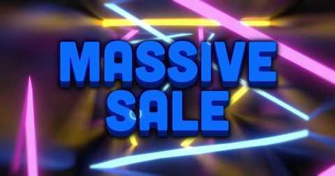 Massive Sale Neon Lights Promotion