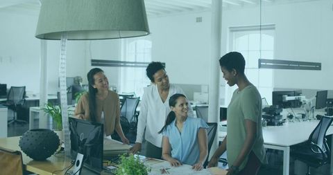 Female Teamwork and Collaboration in Open-Plan Office