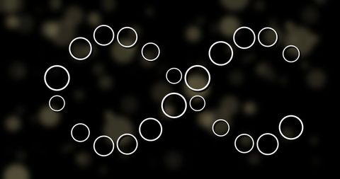 Abstract Circles Forming DNA Helix Indicating Genetic Research - Download Free Stock Images Pikwizard.com