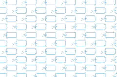 Seamless Blue Pattern with Tags on Transparent Background - Download Free Stock Videos Pikwizard.com