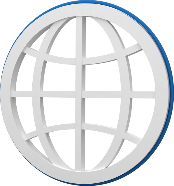 Transparent Globe Symbol with Blue Edge on White Background - Download Free Stock Videos Pikwizard.com