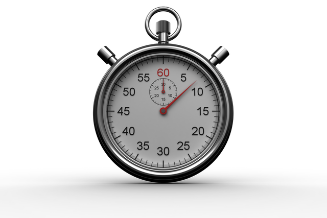 Transparent Stopwatch Illustration with Detailed Measurement Accuracy - Download Free Stock Videos Pikwizard.com