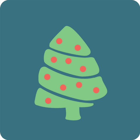 Transparent Christmas Tree with Red Ornaments on Green - Download Free Stock Videos Pikwizard.com