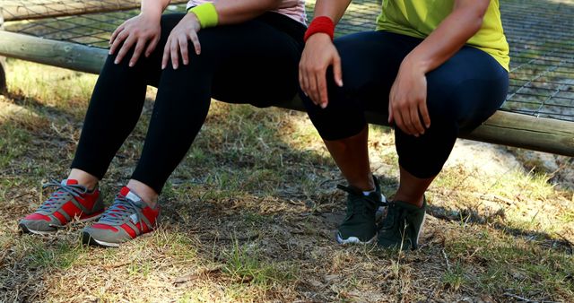 Active Women Resting after Outdoor Workout - Download Free Stock Images Pikwizard.com