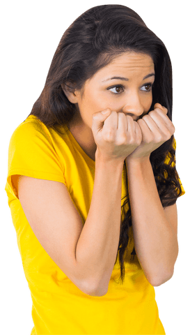 transparent nervous woman with brazil shirt displaying excitement - Download Free Stock Videos Pikwizard.com
