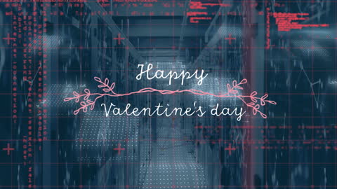 Valentine's Day Digital Greeting in Data Center