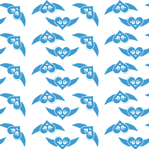 seamless winged hearts pattern on transparent background - Download Free Stock Videos Pikwizard.com