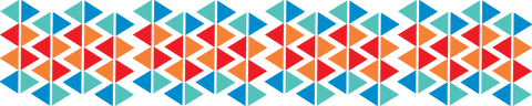 Colorful diamond pattern on transparent background for abstract designs
