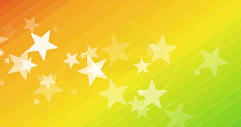 Floating Stars with Rainbow Lips on Vibrant Gradient Background - Download Free Stock Images Pikwizard.com