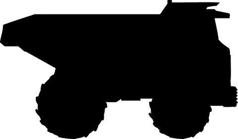 transparent silhouette of haul truck in industrial setting - Download Free Stock Videos Pikwizard.com