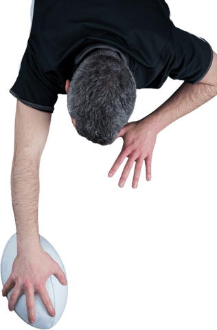 transparent view of rugby player scoring try - Download Free Stock Videos Pikwizard.com