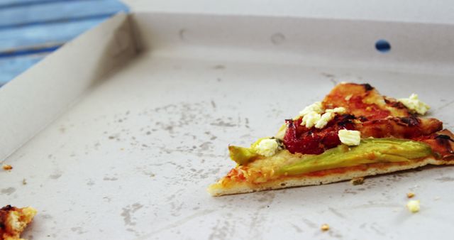 Single Slice of Pizza in Empty Box - Download Free Stock Images Pikwizard.com