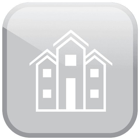 minimalist building icon on transparent square background - Download Free Stock Videos Pikwizard.com