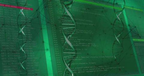 DNA Helix and Data Overlapping in Digital Green Environment