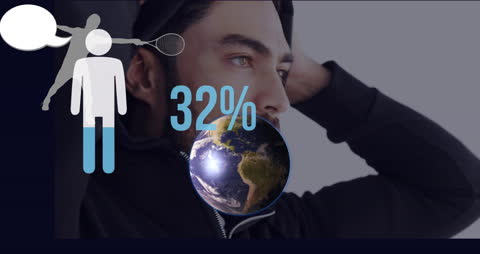 Digital Interface with Global Business Data Overlay