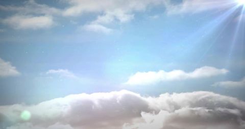 Ethereal Light Trails Above Dreamy Cloudscape - Download Free Stock Images Pikwizard.com