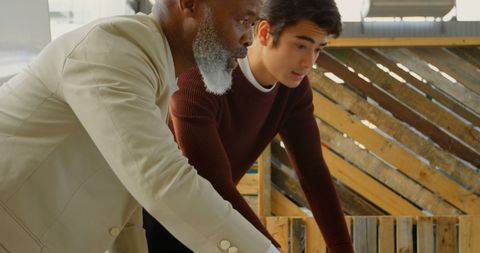 Diverse Business Team Collaborating Project Modern Office