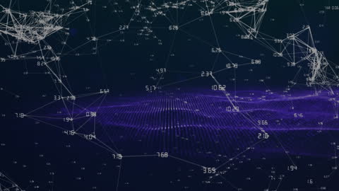 Futuristic Network Connections with Data Overlays