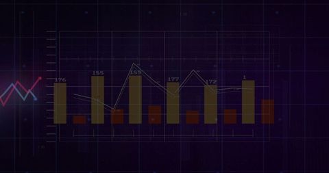 Dynamic Financial Data Chart Showing Trend Analysis - Download Free Stock Images Pikwizard.com