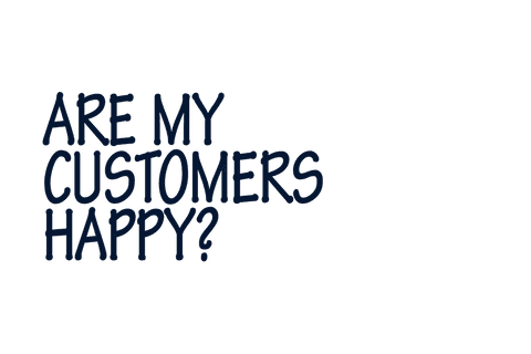 Are My Customers Happy Text on Transparent Background - Download Free Stock Videos Pikwizard.com