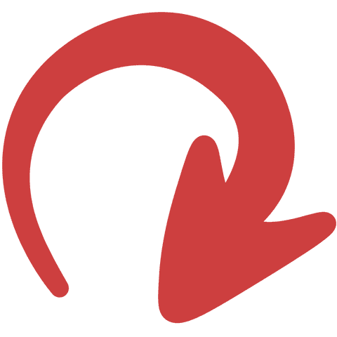 red curved arrow vector on transparent background - Download Free Stock Videos Pikwizard.com
