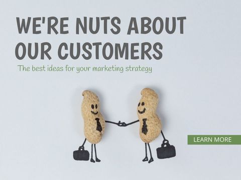 creative customer appreciation concept with peanuts representing partnerships - Download Free Stock Templates Pikwizard.com