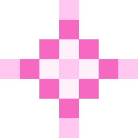 Symmetrical Pink Geometric Abstract on Transparent Background - Download Free Stock Videos Pikwizard.com