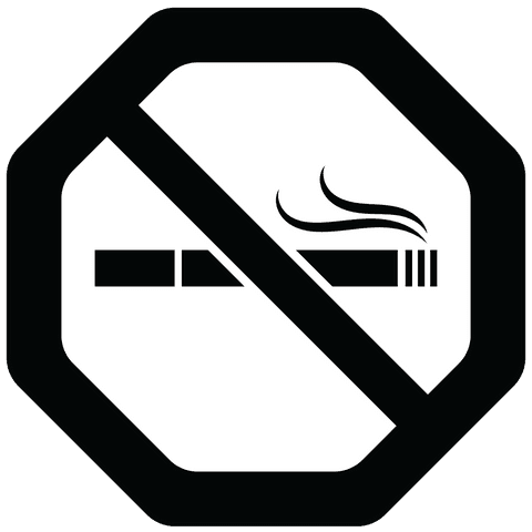 transparent no smoking sign icon with black border - Download Free Stock Videos Pikwizard.com