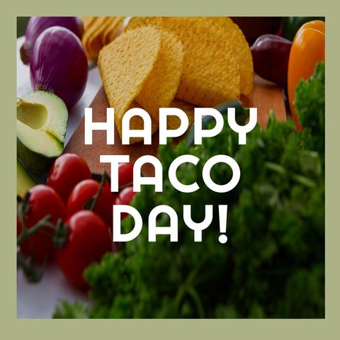 Colorful Taco Ingredients Celebrating National Taco Day - Download Free Stock Templates Pikwizard.com
