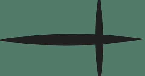 Abstract Black Crossed Lines on Green Background
