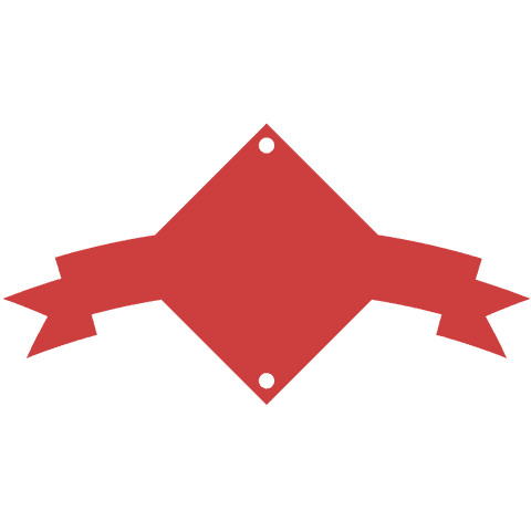 Red Badge with Ribbons on Transparent Background - Download Free Stock Videos Pikwizard.com
