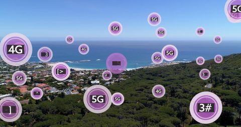 Boosting Digital Connectivity with 5G Network Over Scenic Landscape