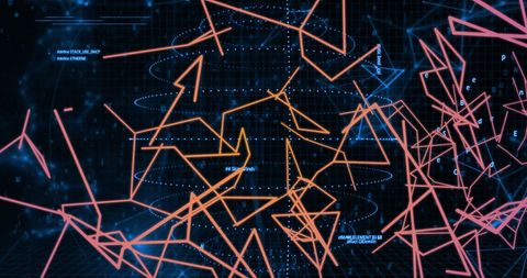 futuristic network code with digital data connections - Download Free Stock Images Pikwizard.com