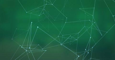 Abstract Network Connections on Green Background - Download Free Stock Images Pikwizard.com